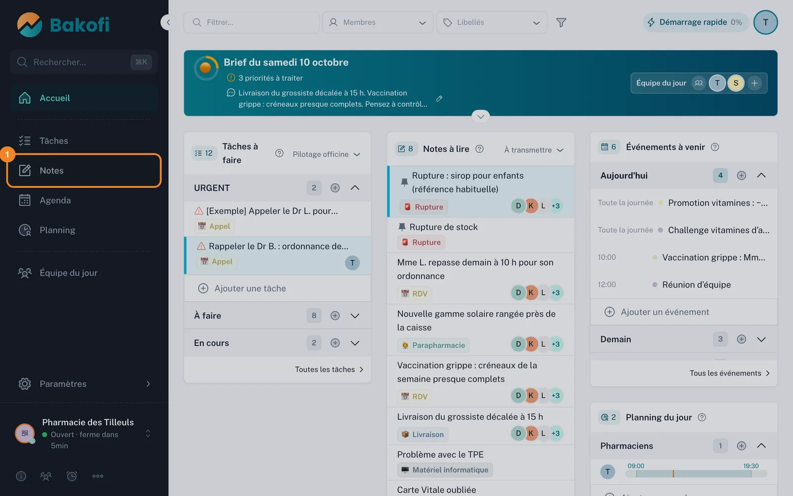 Étape 1 : Ouvrez Notes